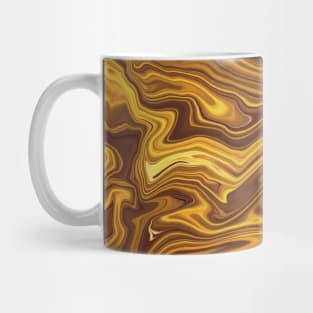 Liquid Marble, Deep Gold Mug